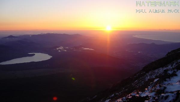 Sunset from Fujisan